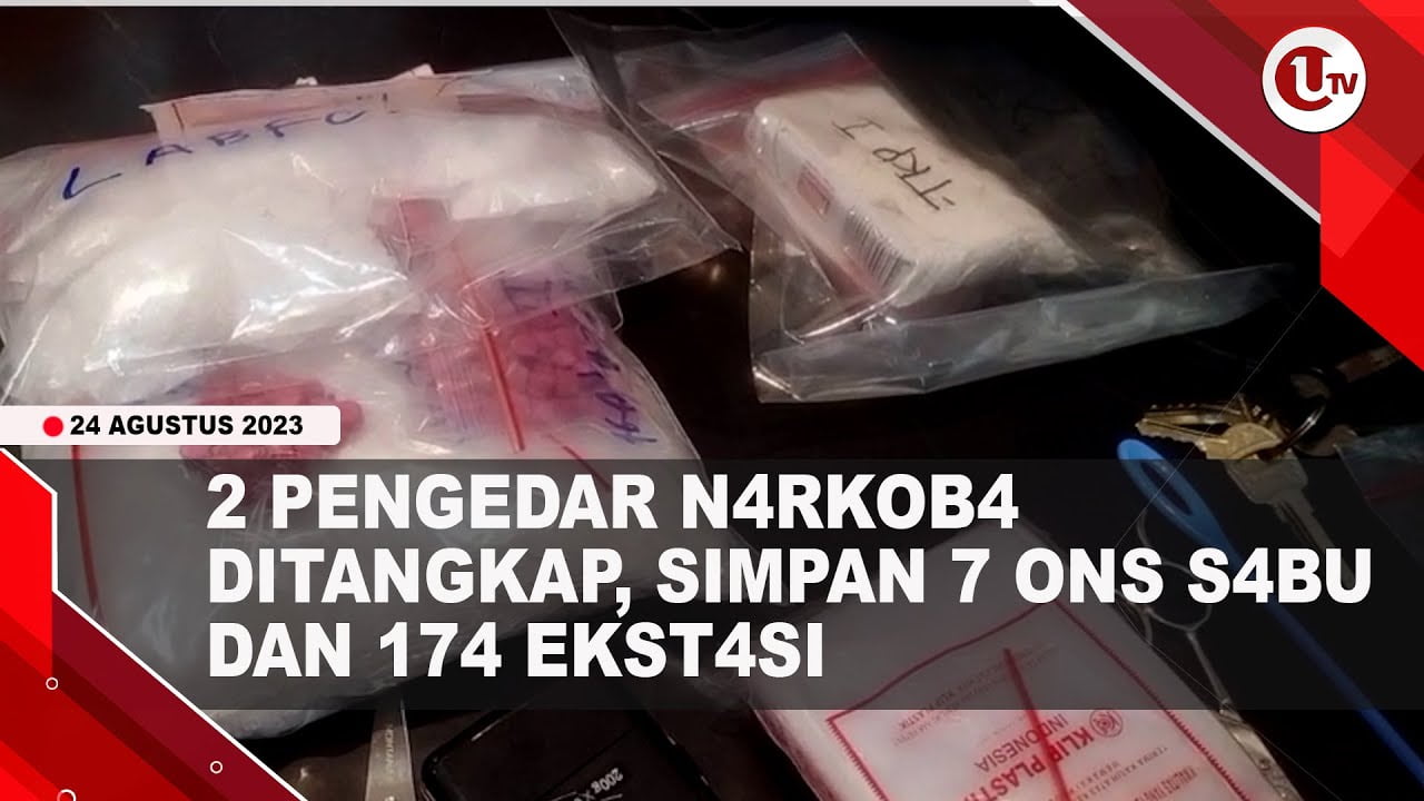 [Video] 2 Pengedar Sabu dan Ekstasi Dibekuk Polisi | U-NEWS