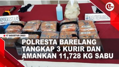 [Video] Polresta Barelang Tangkap 3 Kurir dan Amankan 11,728 Kg Sabu