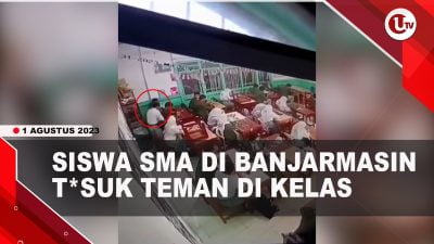 [Video] Kerap Dibully, Siswa SMA di Banjarmasin Tusuk Teman di Kelas | U-NEWS