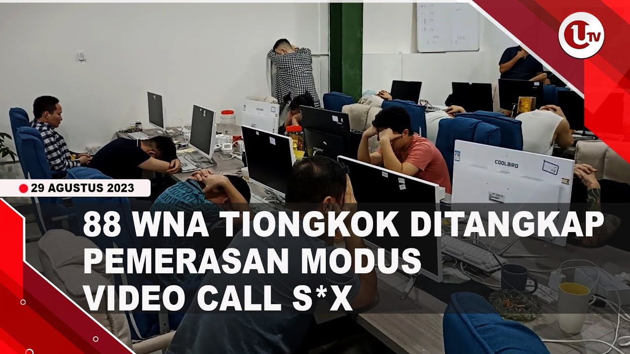 [Video] 88 WNA Tiongkok Ditangkap Lakukan Kejahatan Love Scamming