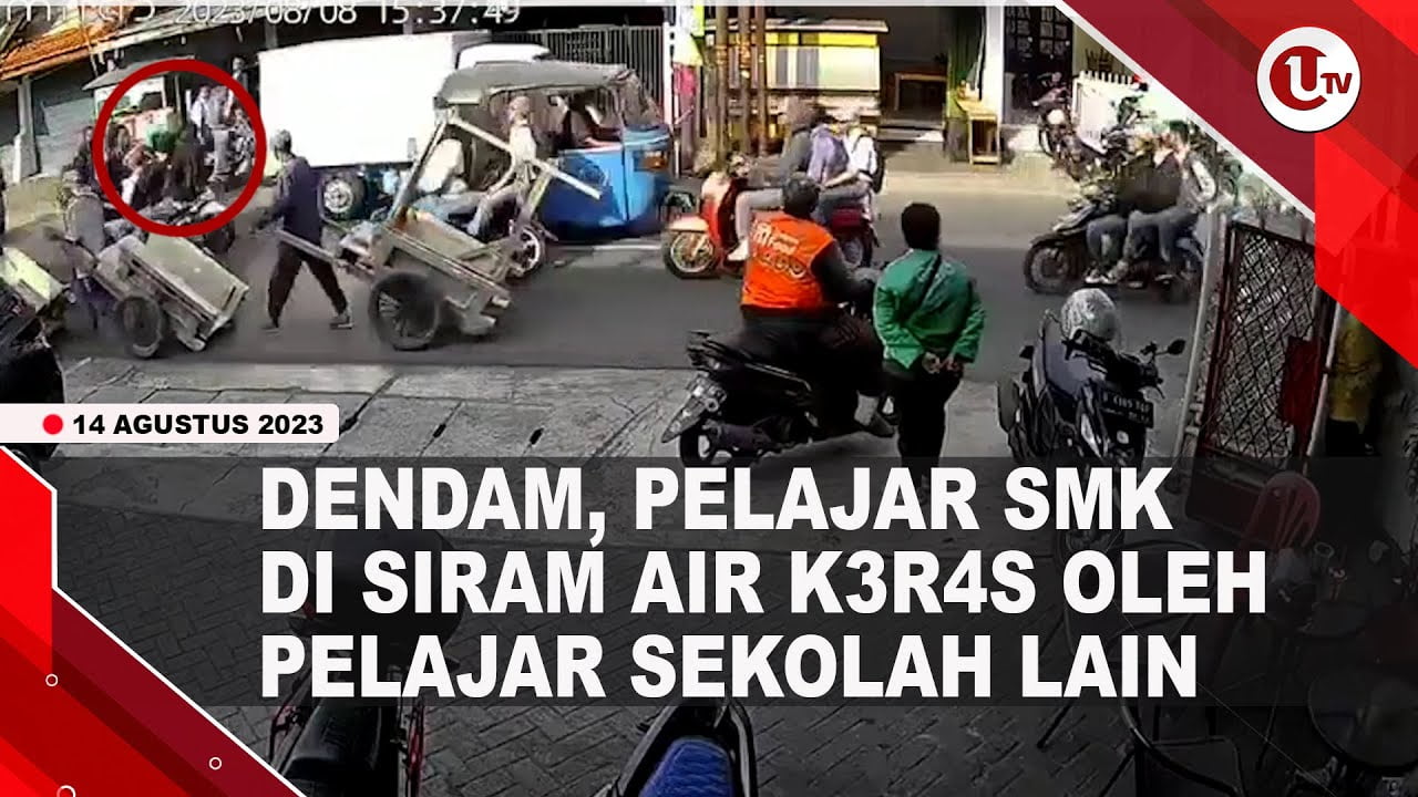 [Video] Pelaku Penyiraman Air Keras ke Pelajar SMK Ditangkap Polisi | U-NEWS