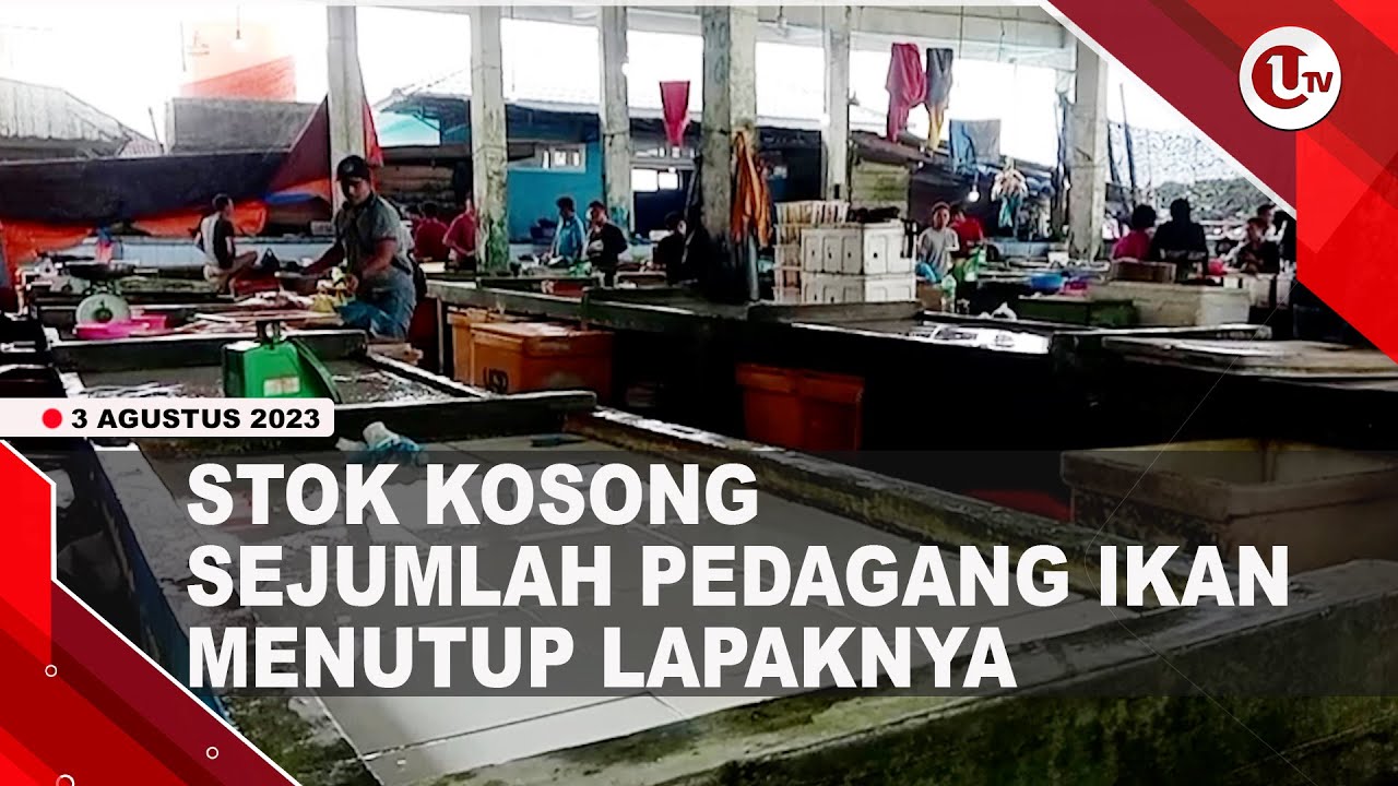 [Video] Stok Kosong, Sejumlah Pedagang Ikan Menutup Lapaknya | U-NEWS