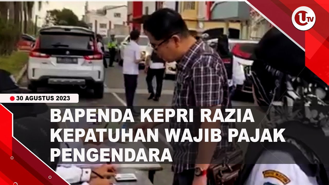 [Video] BAPENDA Kepri Razia Kepatuhan Wajib Pajak Pengendara | U-NEWS