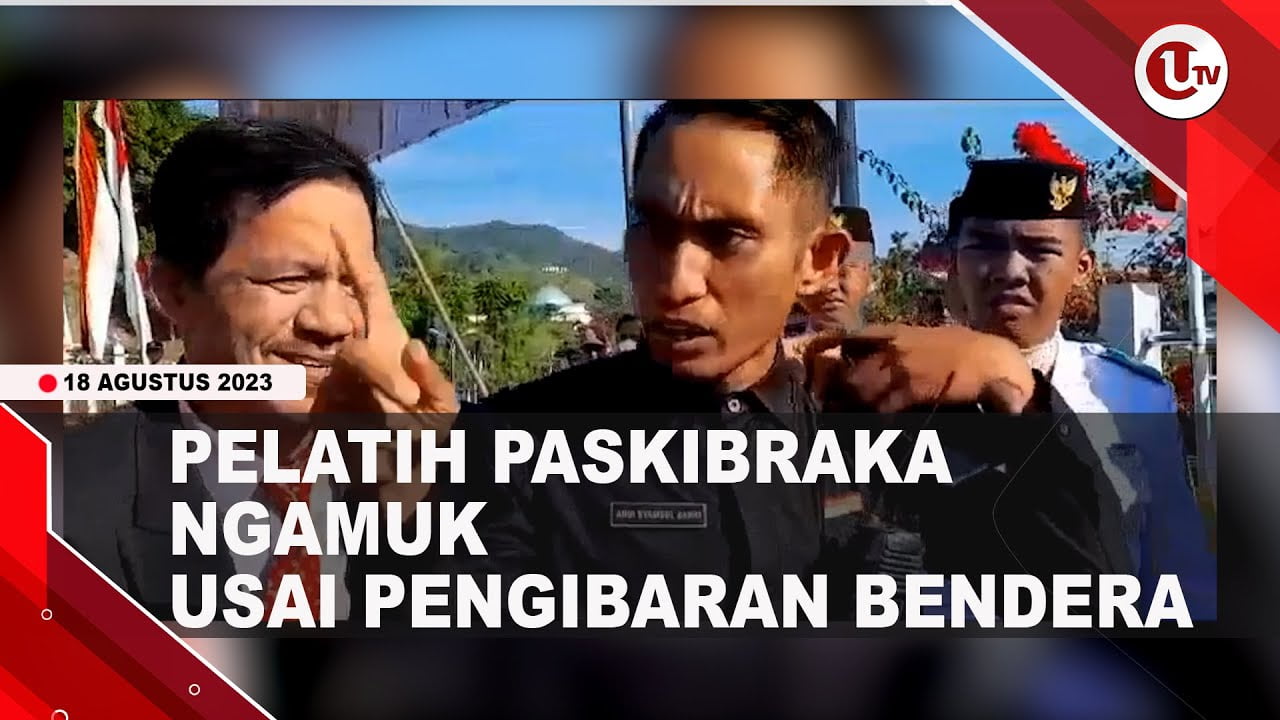 [Video] Pelatih PASKIBRAKA Sulawesi Barat Ngamuk Usai Pengibaran Bendera | U-NEWS