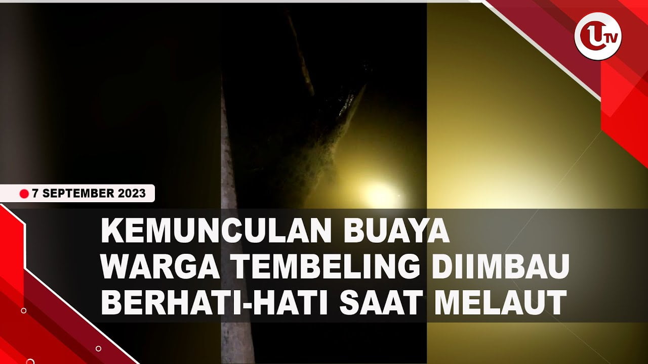 [Video] Warga Tembeling Bintan Diimbau Tidak Berenang di Laut | U-NEWS