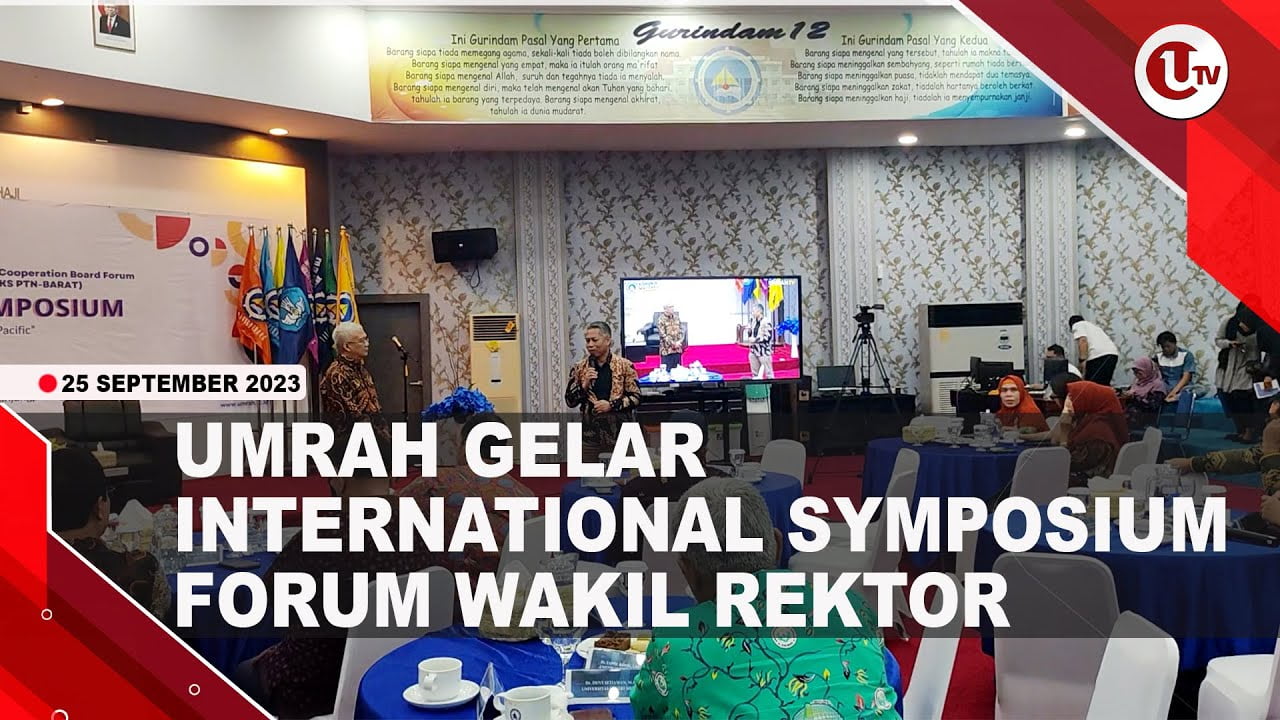 [Video] UMRAH Gelar International Symposium Forum Wakil Rektor | U-NEWS