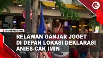 [Video] Relawan Ganjar Gelar Pertunjukan Di Depan Deklarasi Anies-Cak Imin | U-NEWS