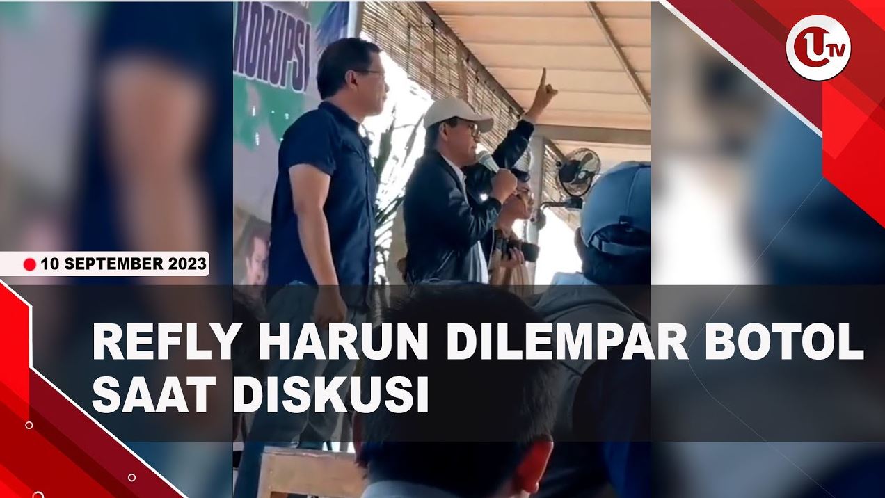 [Video] Refly Harun Dilempar Botol Di Acara Diskusi Kebangsaan | U-NEWS