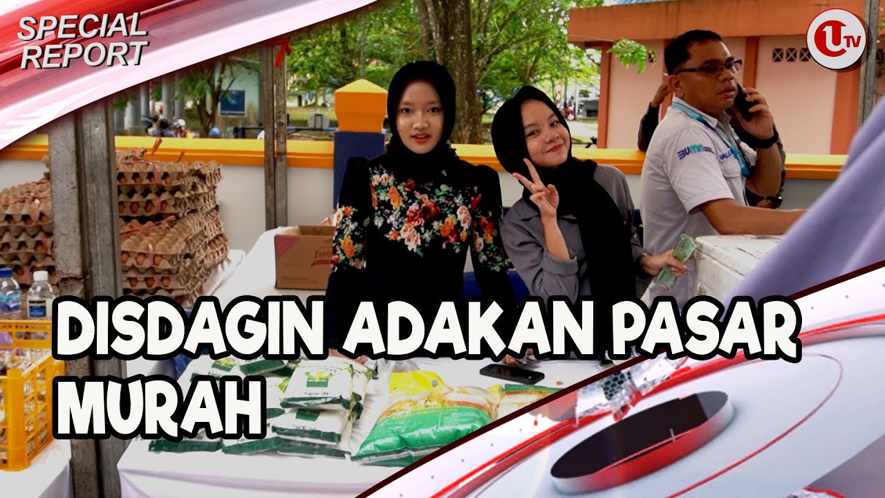 DISDAGIN Tanjungpinang Adakan Pasar Murah | U-NEWS SPECIAL REPORT