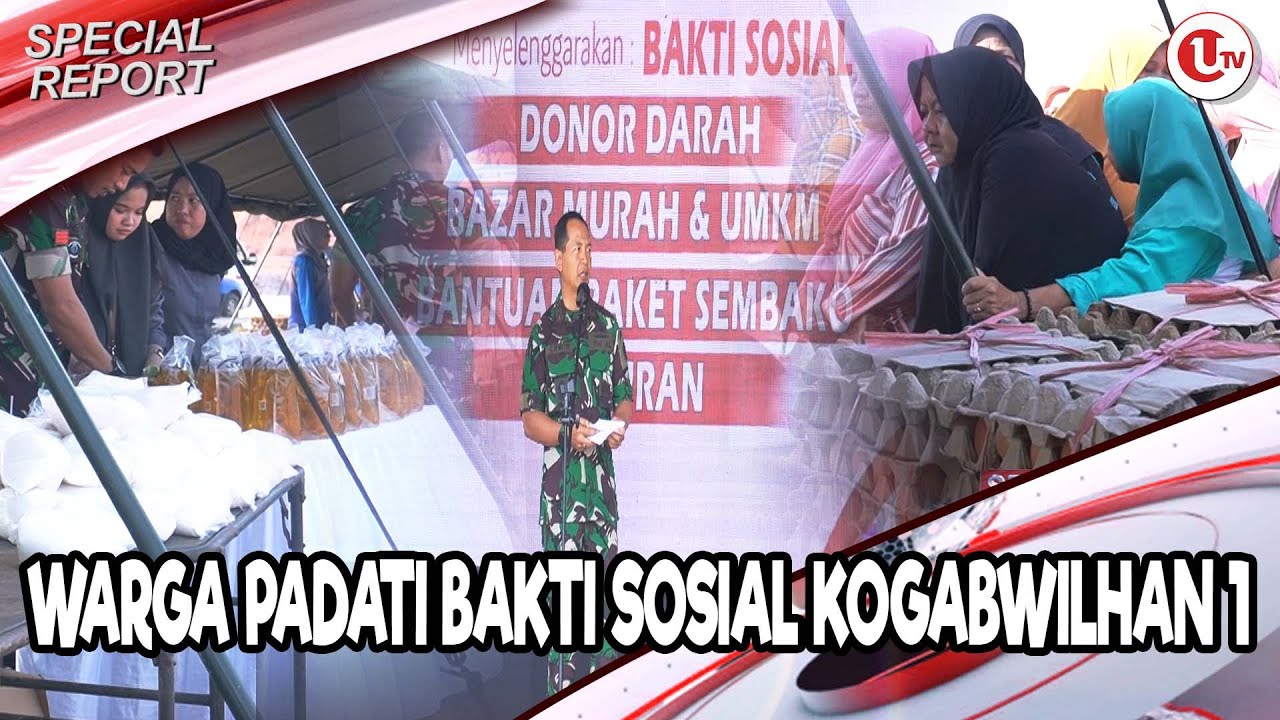 [Video] Warga Padati Bakti Sosial Kogabwilhan 1 | U-NEWS SPECIAL REPORT