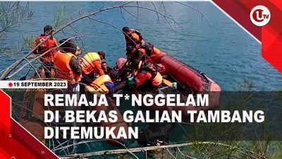 [Video] Remaja Tenggelam di Bekas Galian Tambang Ditemukan | U-NEWS