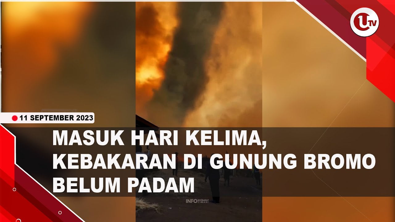 [Video] Gegara Flare, Kebakaran di Gunung Bromo Masih Berlangsung | U-NEWS