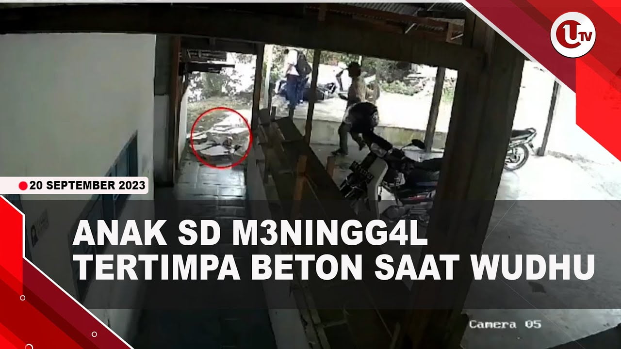 [Video] Anak SD Tertimpa Beton Saat Mengambil Air Wudhu | U-NEWS