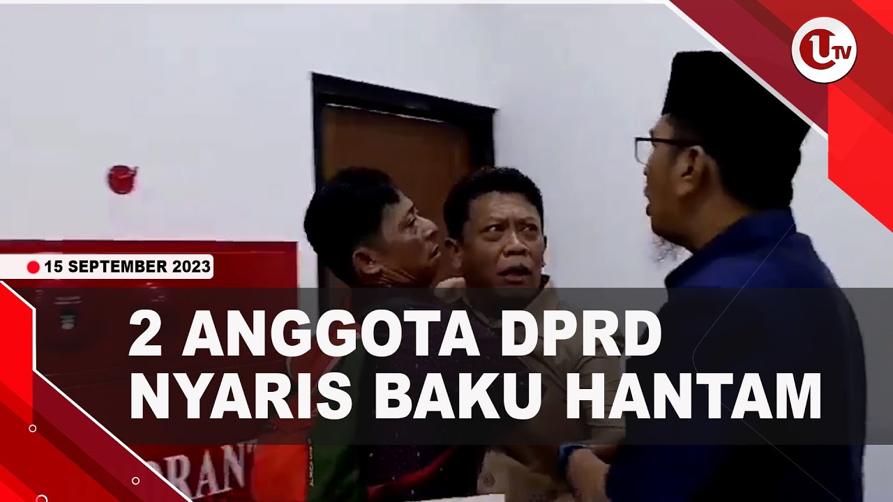 [Video] 2 Anggota DPRD Cianjur Nyaris Baku Hantam Usai Rapat | U-NEWS