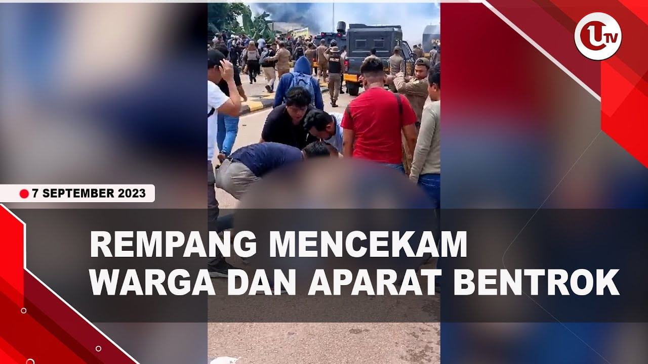 [Video] Warga Bentrok Dengan Aparat Hingga Pelajar Kena Gas Air Mata | U-NEWS