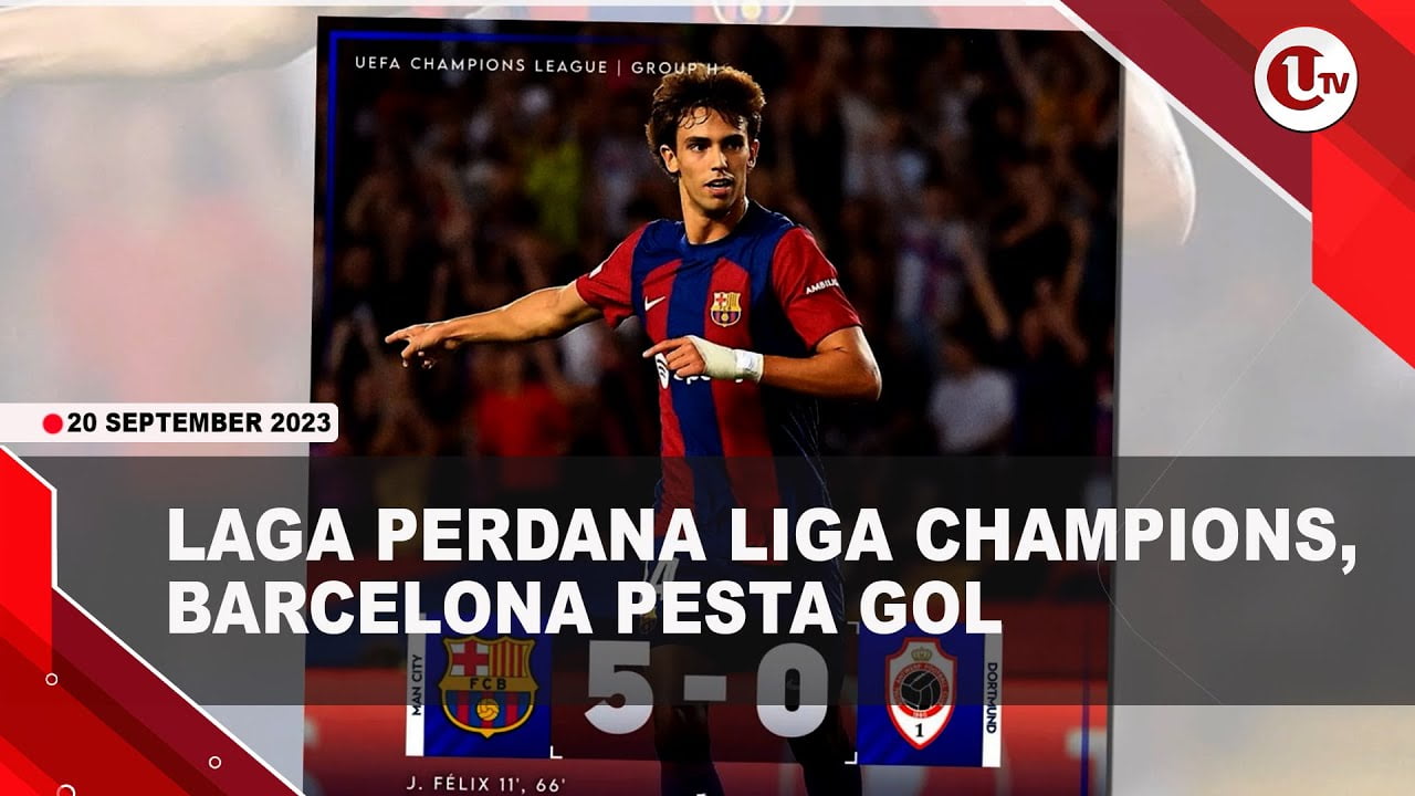 [Video] Barcelona Libas Royal Antwerp 5 Gol Tanpa Balas | U-NEWS