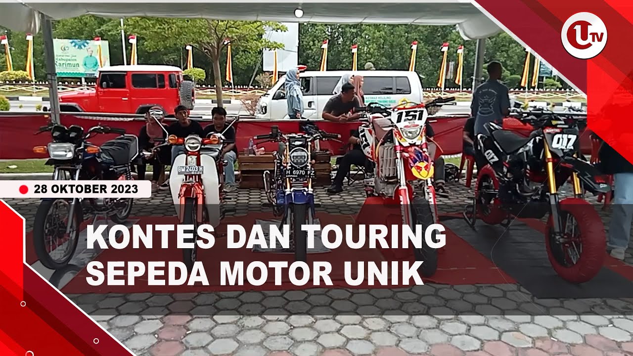 [Video] Ratusan Sepeda Motor Ikut Kontes dan Touring Wisata Karimun | U-NEWS