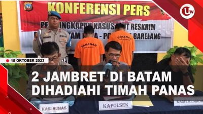 [Video] 7 Kali Beraksi, Polisi Ringkus 2 Jambret di Batam | U-NEWS