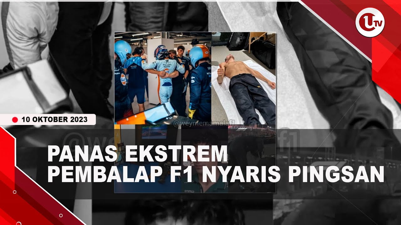 [Video] Suhu Panas, Pembalap F1 Nyaris Pingsan Saat Balapan | U-NEWS