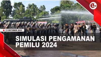 [Video] 805 Personel Gabungan Gelar Simulasi Sispamkota | U-NEWS
