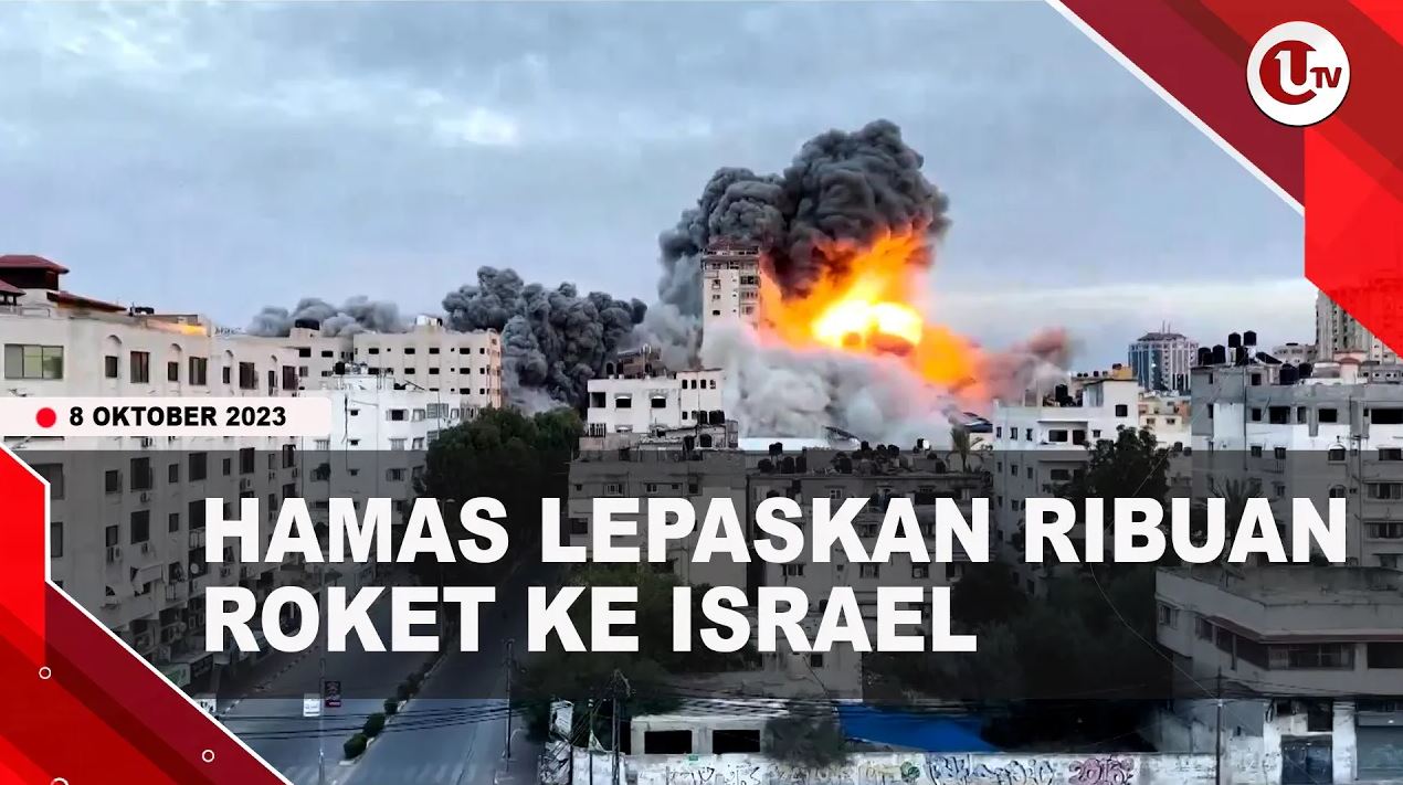[Video] Serangan Roket Hamas Tewaskan 300 Warga Israel | U-NEWS