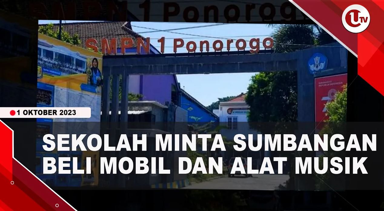 [Video] SMPN 1 Ponorogo Minta Sumbangan Beli Mobil dan Alat Musik | U-NEWS