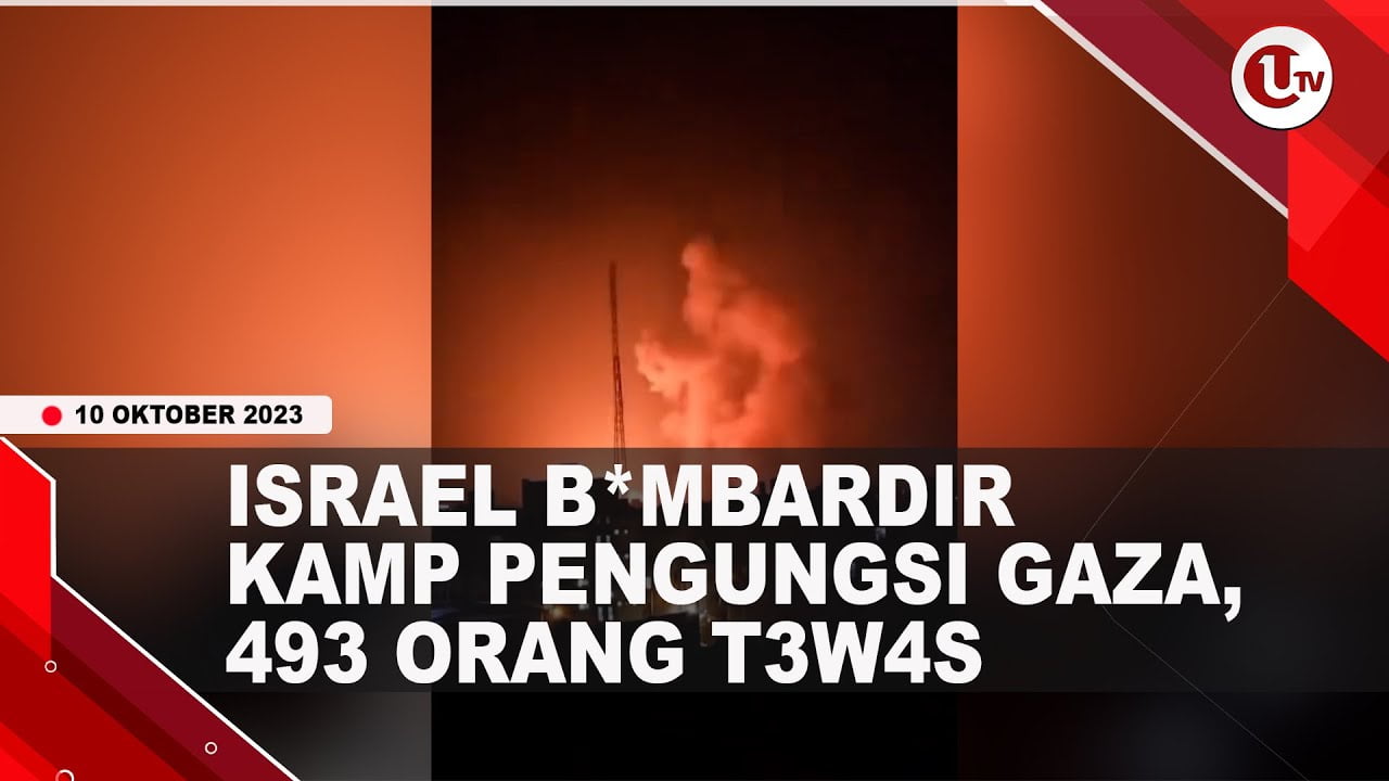 [Video] Jet Tempur Israel Bombardir Kamp Pengungsian di Gaza | U-NEWS
