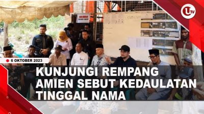 [Video] Amien Rais Kunjungi Warga Rempang | U-NEWS