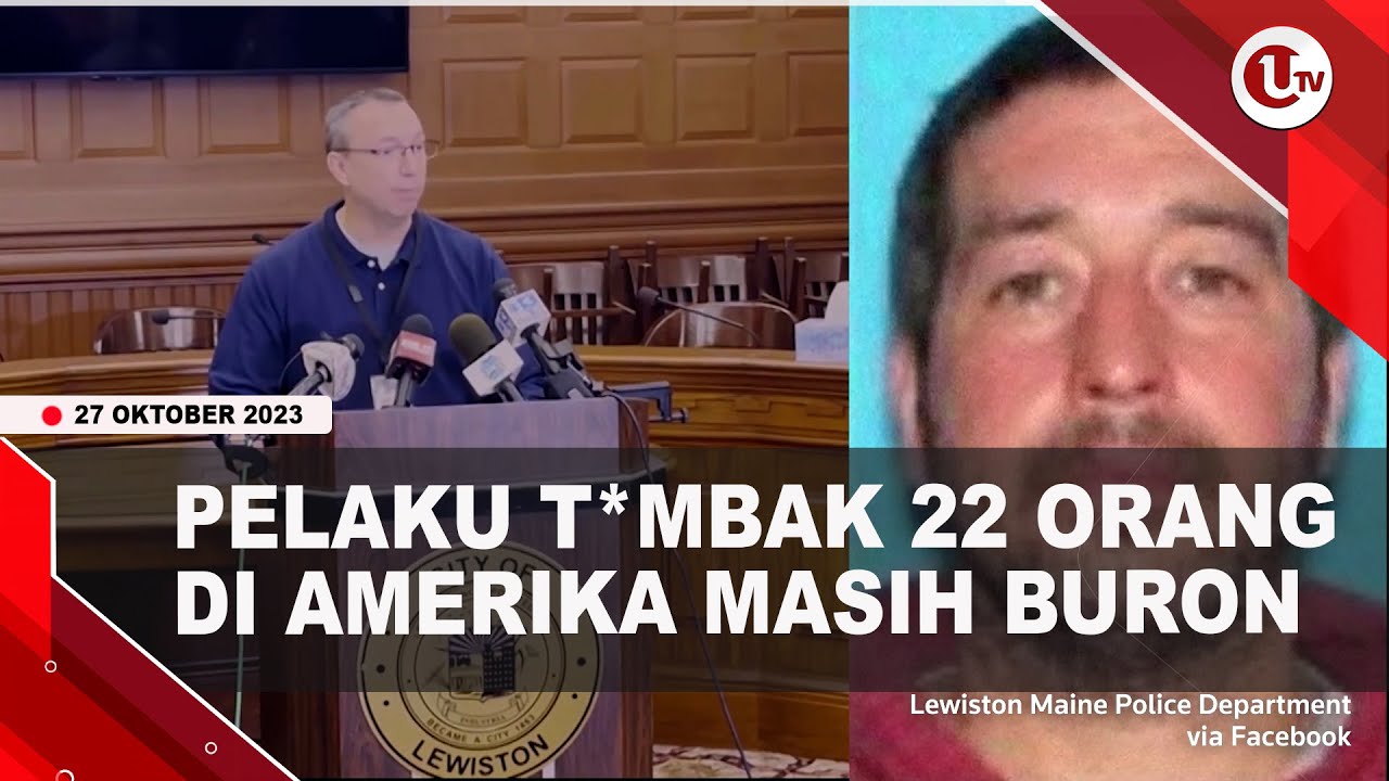 [Video] Pelaku Penembakan Massal di Lewiston Amerika Masih Buron | U-NEWS