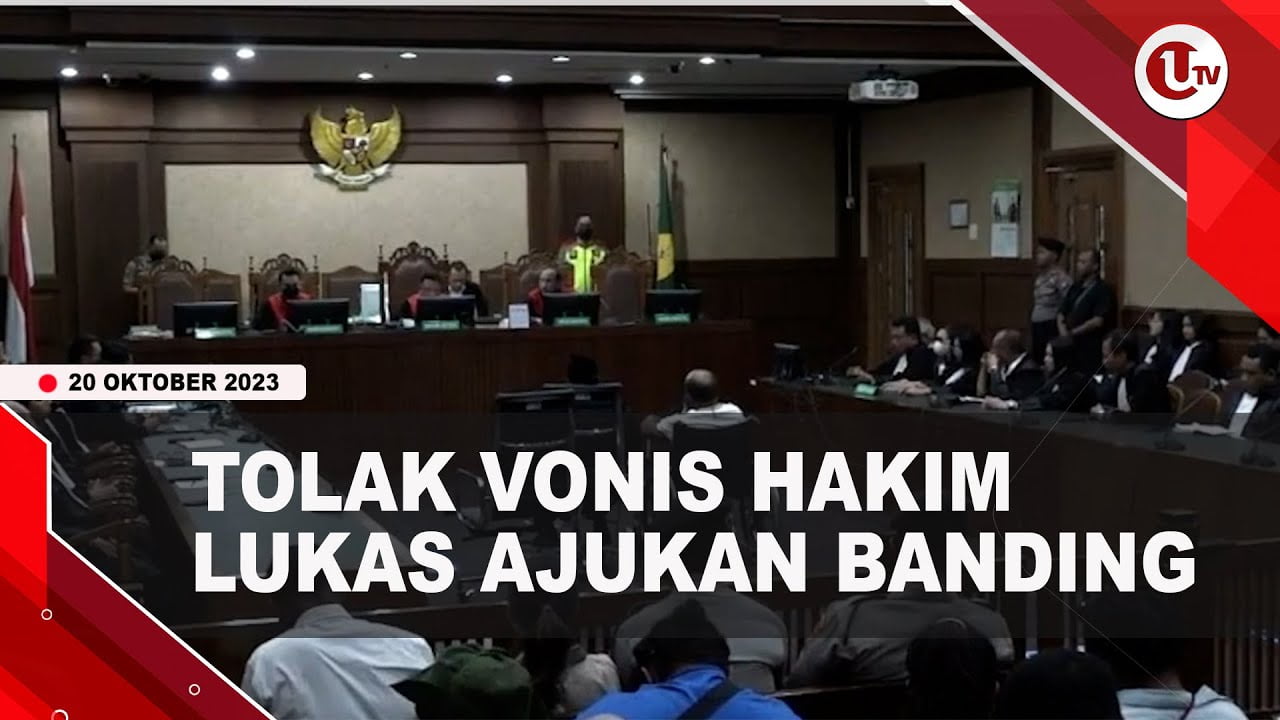 [Video] Divonis 8 Tahun Penjara, Lukas Enembe Ajukan Banding | U-NEWS