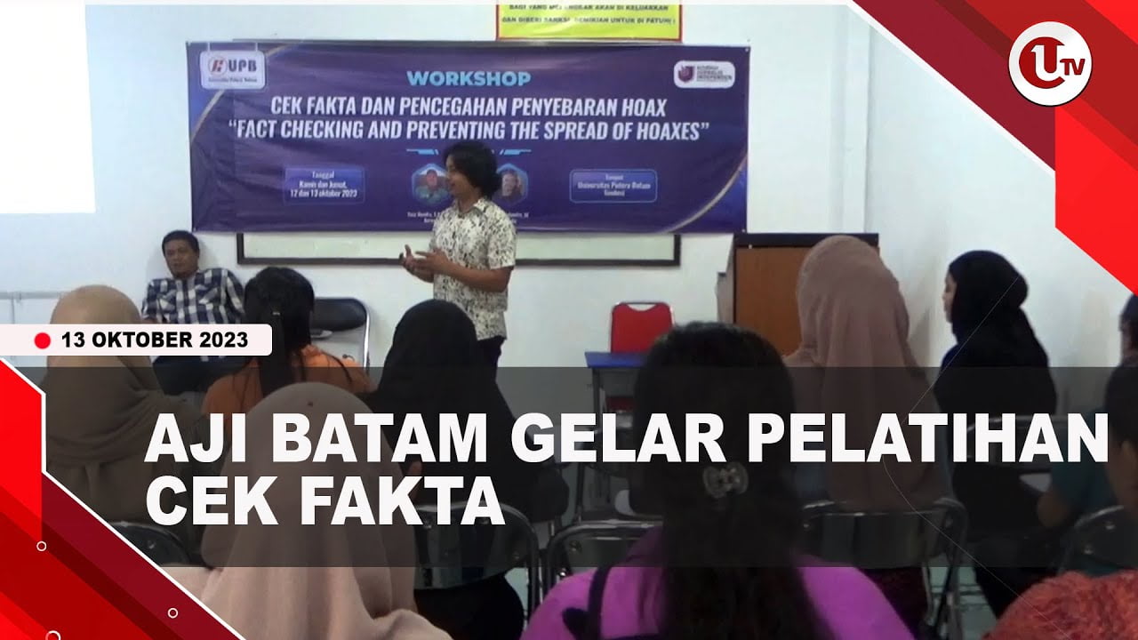 [Video] AJI Gelar Pelatihan Cek Fakta Bagi Mahasiswa | U-NEWS