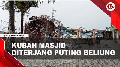 [Video] Kubah Masjid Al Falah Diterjang Puting Beliung | U-NEWS