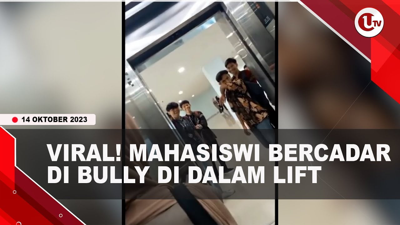 [Video] Mahasiswi Bercadar di Bully Sejumlah Pria di Dalam Lift | U-NEWS