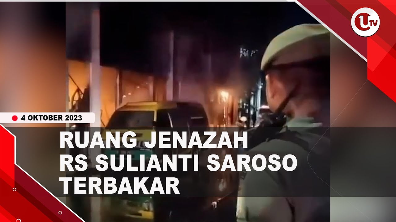 [Video] Ruang Jenazah RS Sulianti Saroso Terbakar | U-NEWS