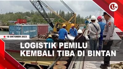 [Video] Logistik Pemilu Kembali Tiba di Bintan | U-NEWS