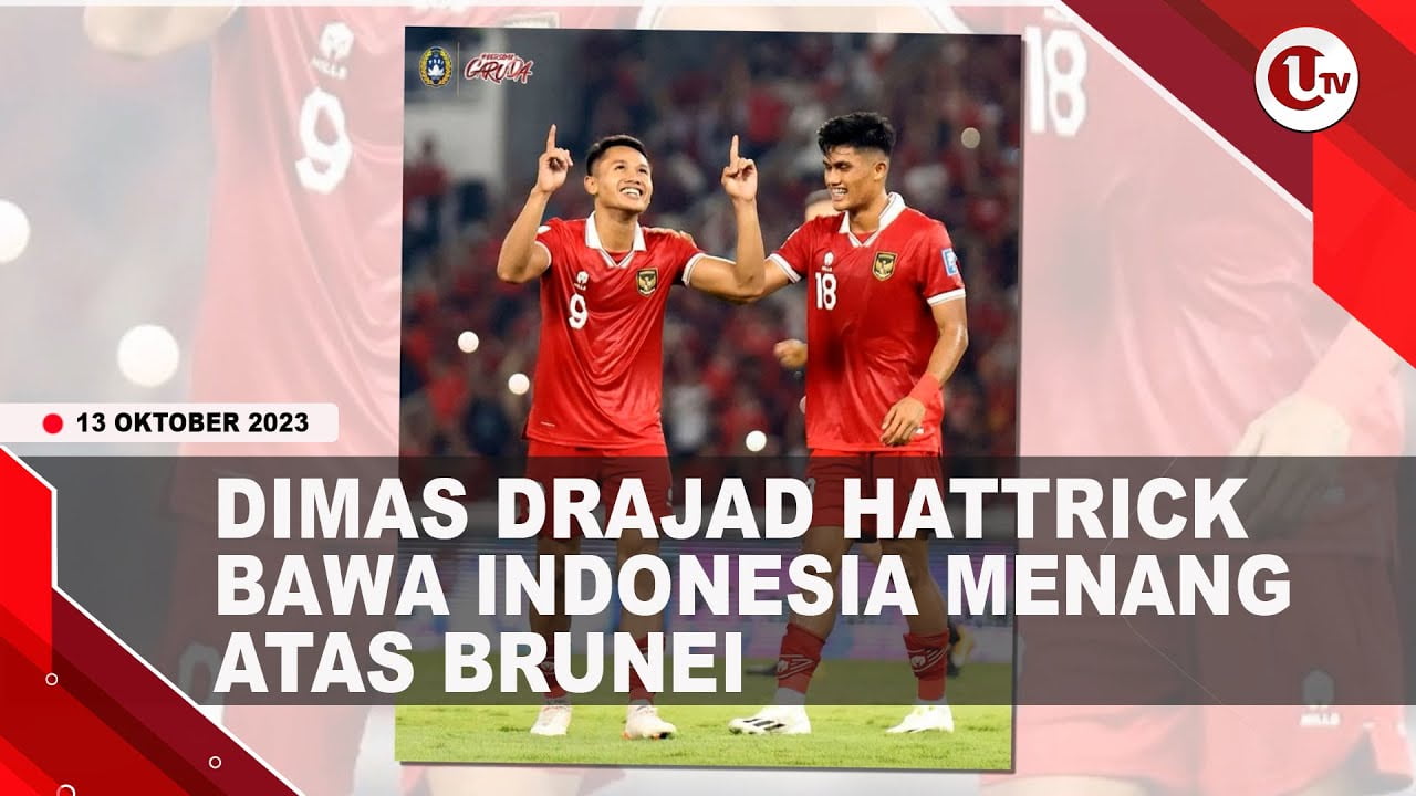 [Video] Dimas Drajad Hattrick, Bawa Indonesia Menang Atas Brunei | U-NEWS