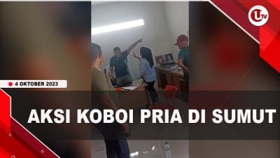 [Video] Pria di Sumut Mengamuk dan Lepaskan Tembakan | U-NEWS