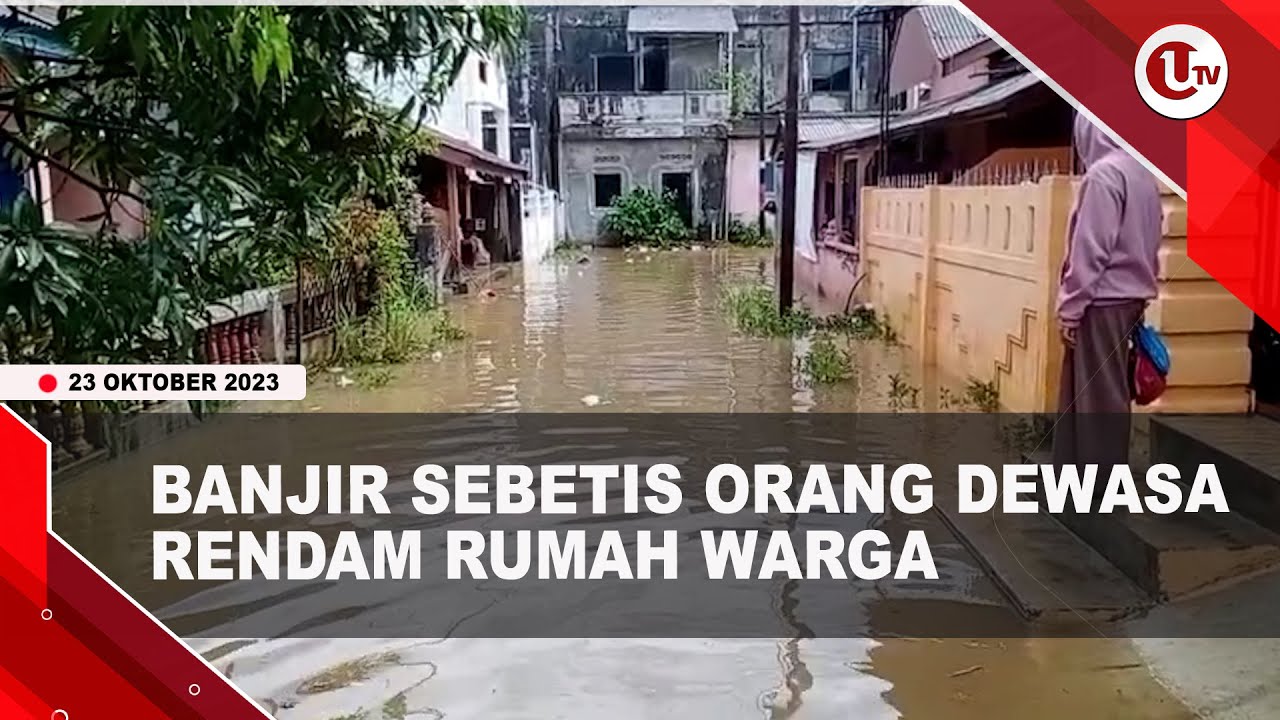 [Video] Diguyur Hujan Lebat, Taman Harapan Indah Terendam Banjir | U-NEWS