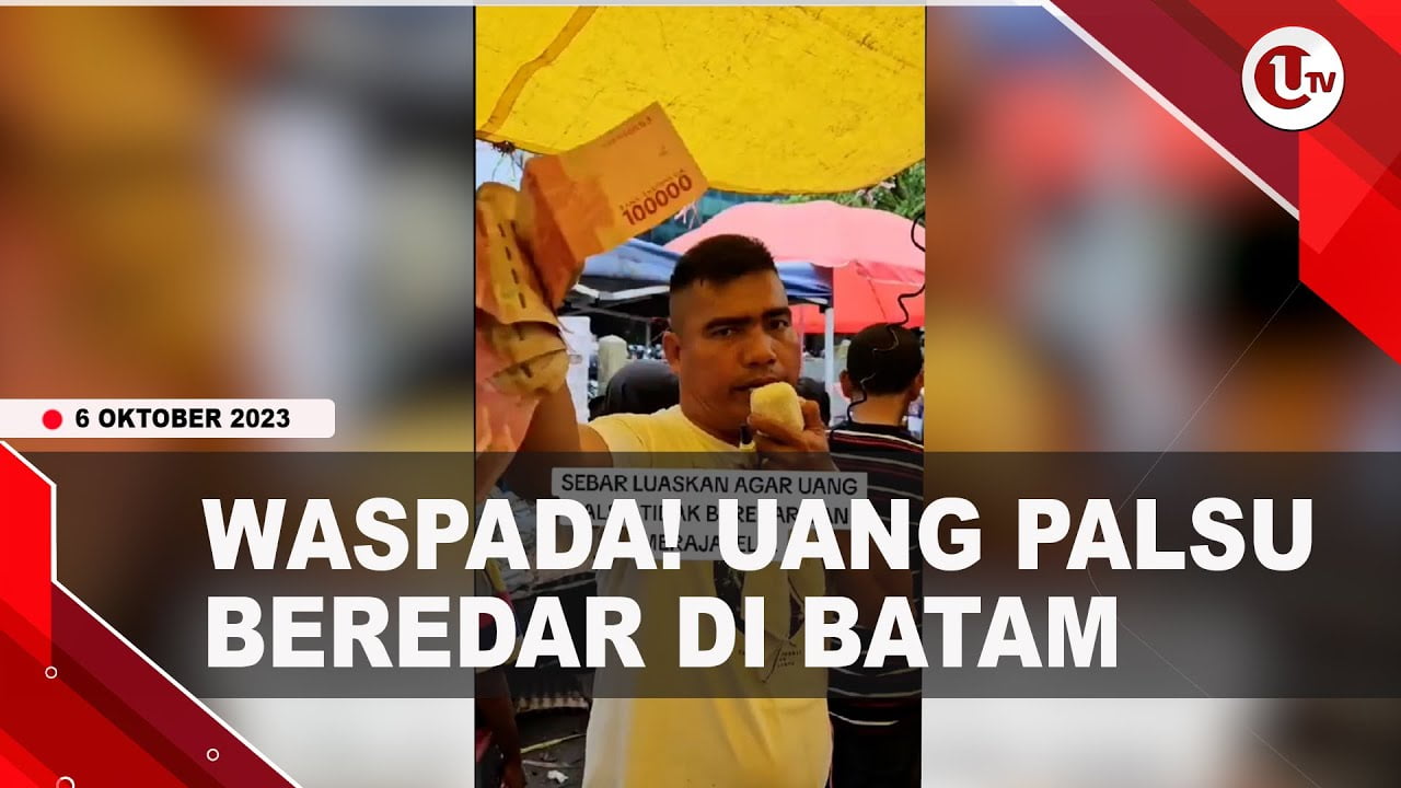 [Video] Polresta Barelang Telusuri Uang Palsu di Batam | U-NEWS