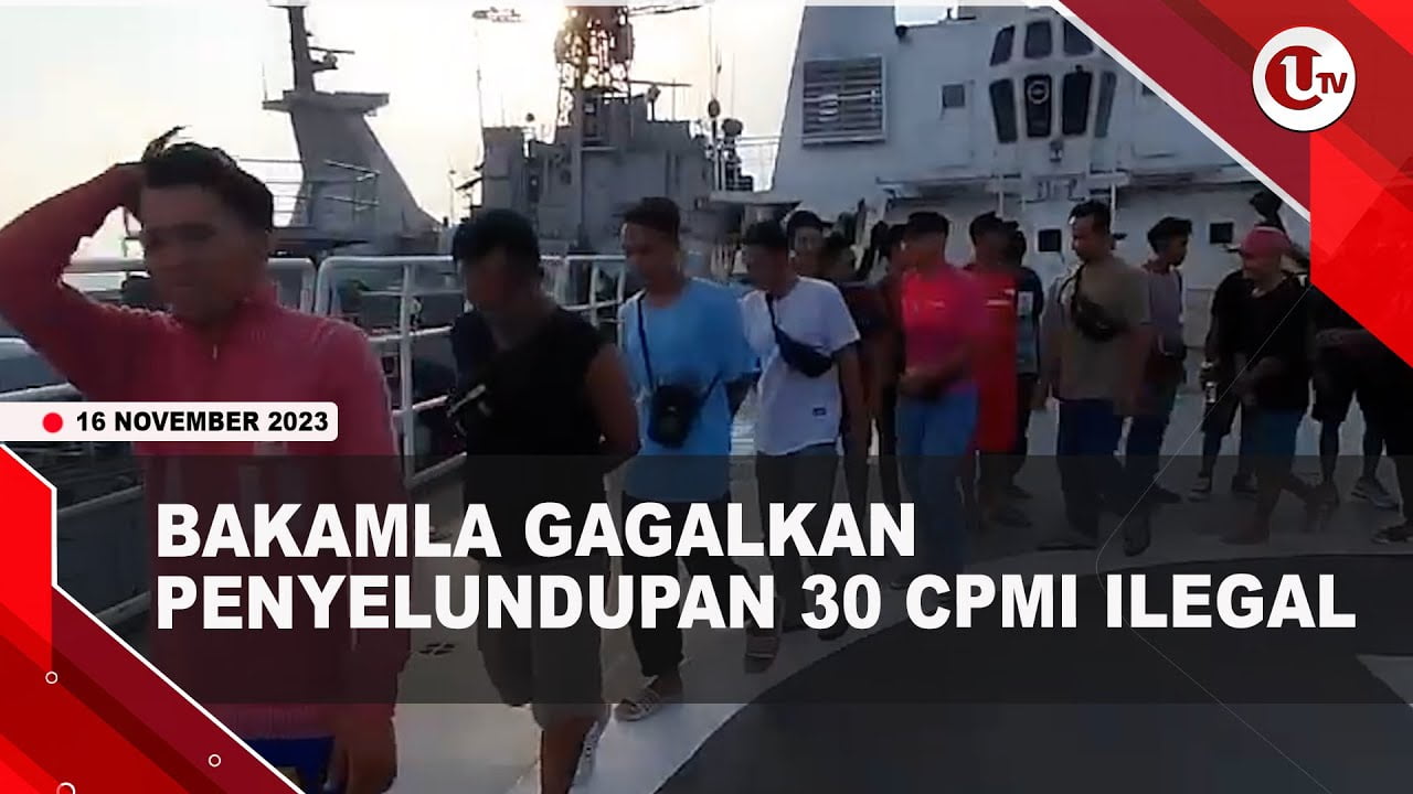 [Video] Bakamla Gagalkan Penyelundupan 30 CPMI Ilegal Tujuan Malaysia | U-NEWS