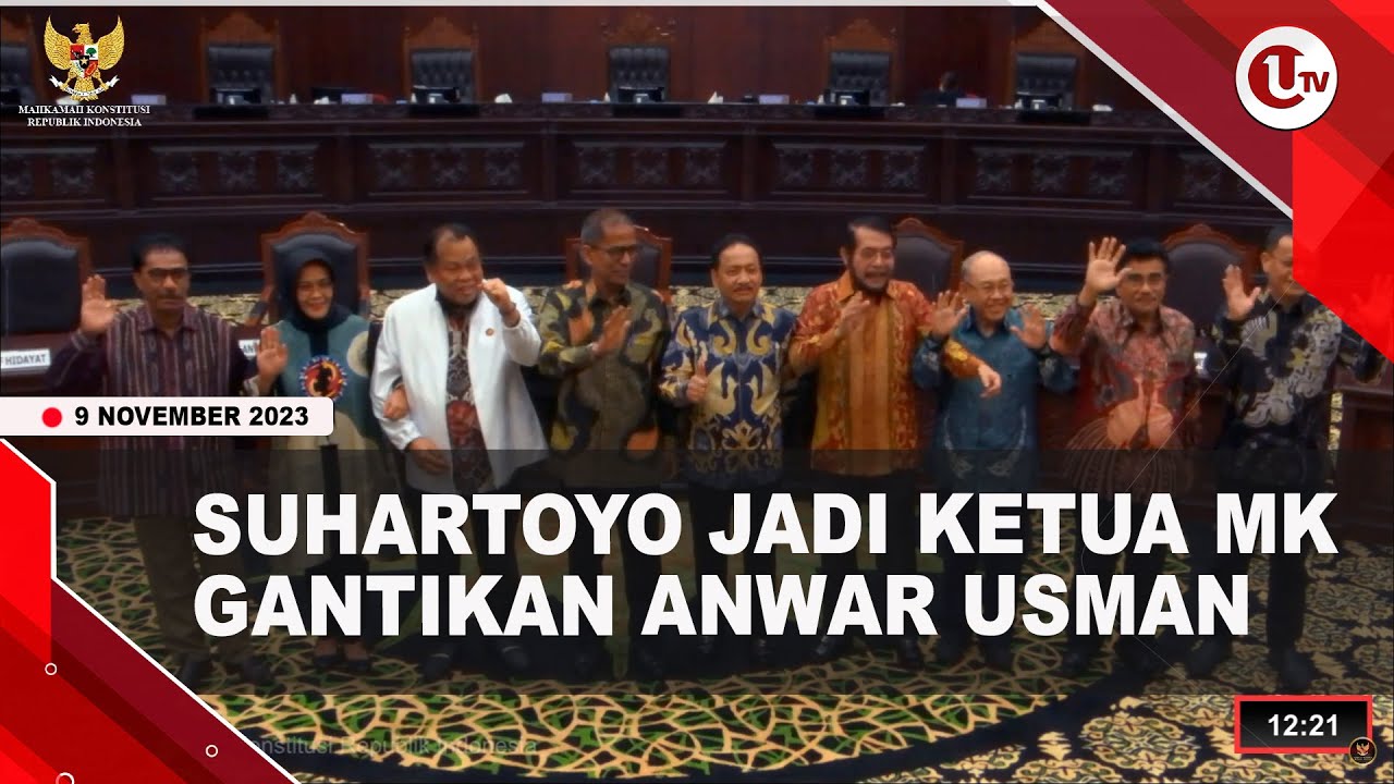 [Video] Suhartoyo Terpilih Sebagai Ketua Mahkamah Konstitusi | U-NEWS