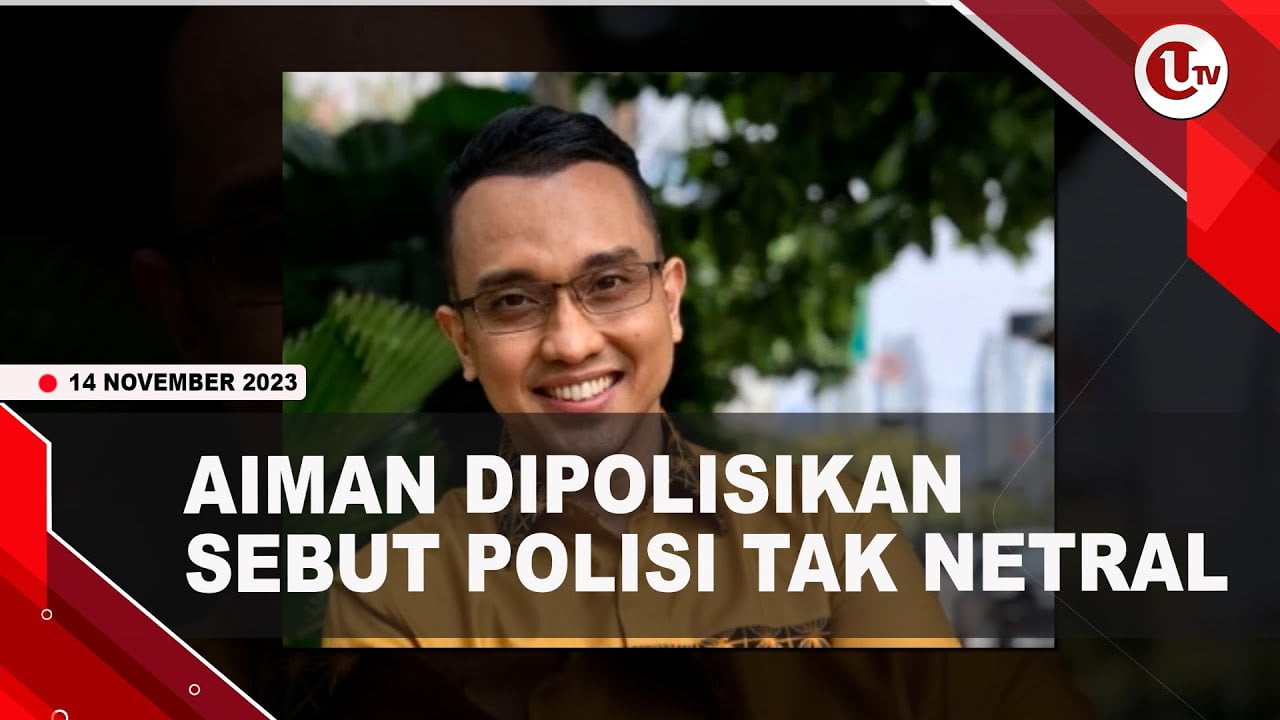 [Video] Aiman Witjaksono Dilaporkan Soal Pernyataan Polisi Tak Netral