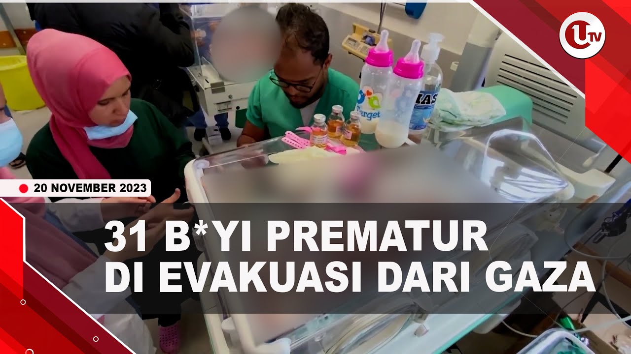 [Video] 31 Bayi Prematur di Evakuasi dari RS Al Shifa Gaza | U-NEWS
