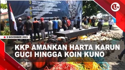 [Video] KKP Amankan Harta Karun 1.218 Keping Guci di Perairan Tambelan | U-NEWS