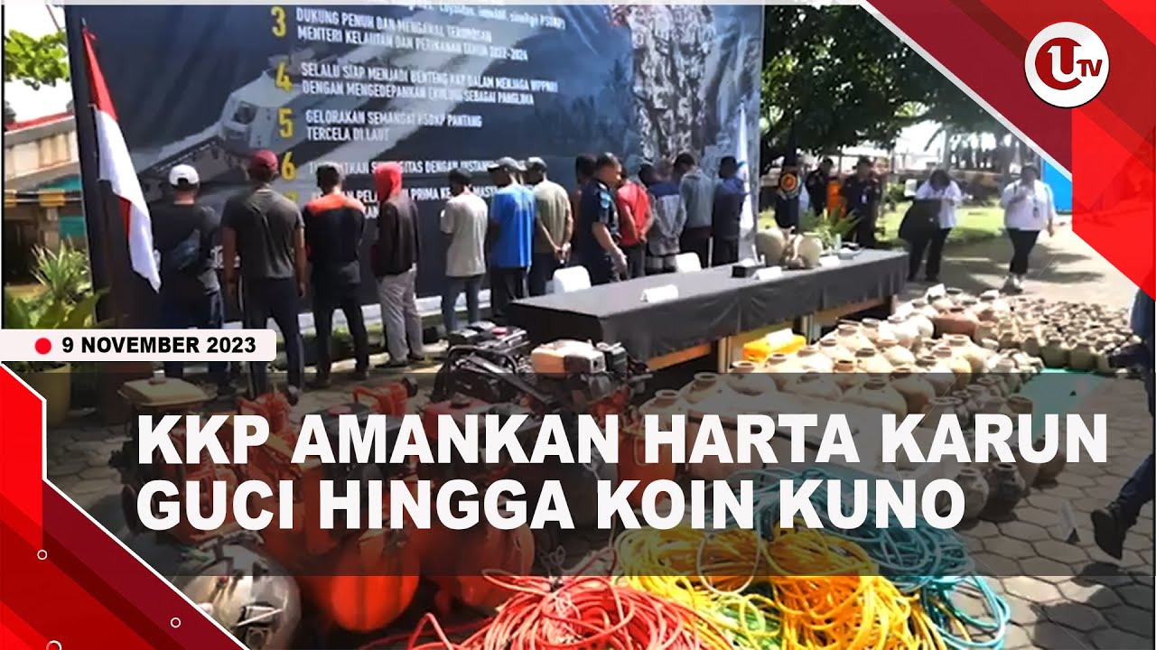 [Video] KKP Amankan Harta Karun 1.218 Keping Guci di Perairan Tambelan | U-NEWS