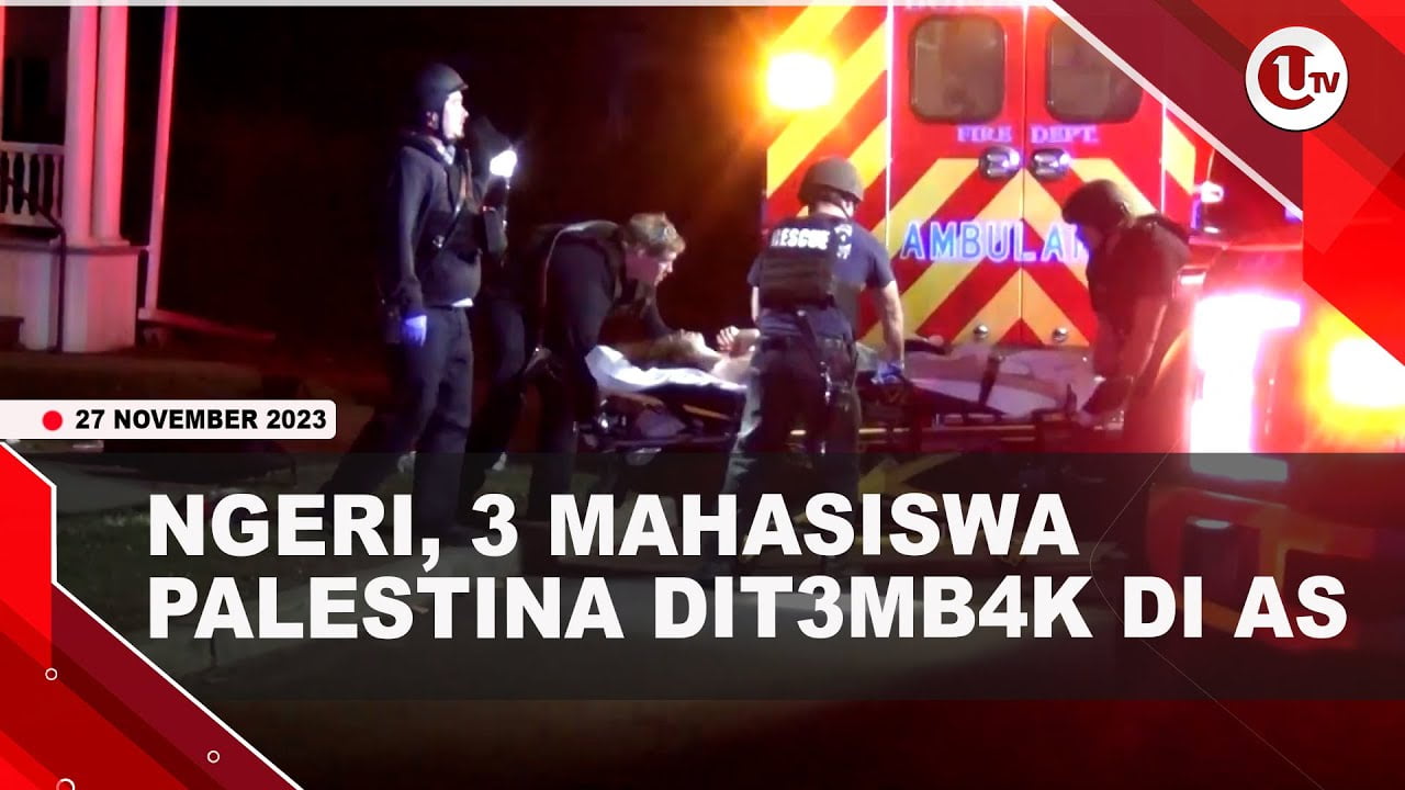 [Video] 3 Mahasiswa Palestina Tiba-Tiba Ditembak di Amerika | U-NEWS