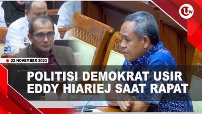 [Video] Politisi Demokrat Usir Eddy Hiariej Saat Rapat | U-NEWS