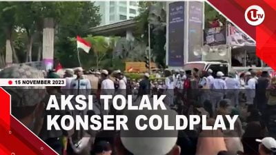 [Video] Aksi Tolak Konser Coldplay Sempat Ricuh | U-NEWS