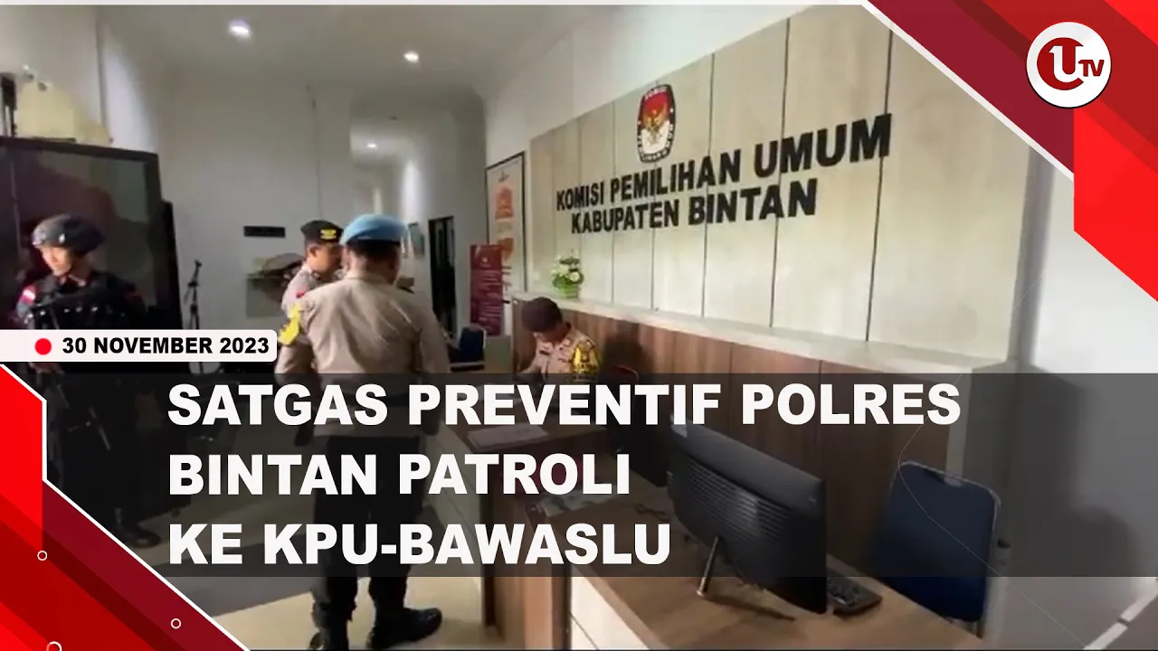 [Video] SATGAS Preventif Polres Bintan Gelar Patroli | U-NEWS
