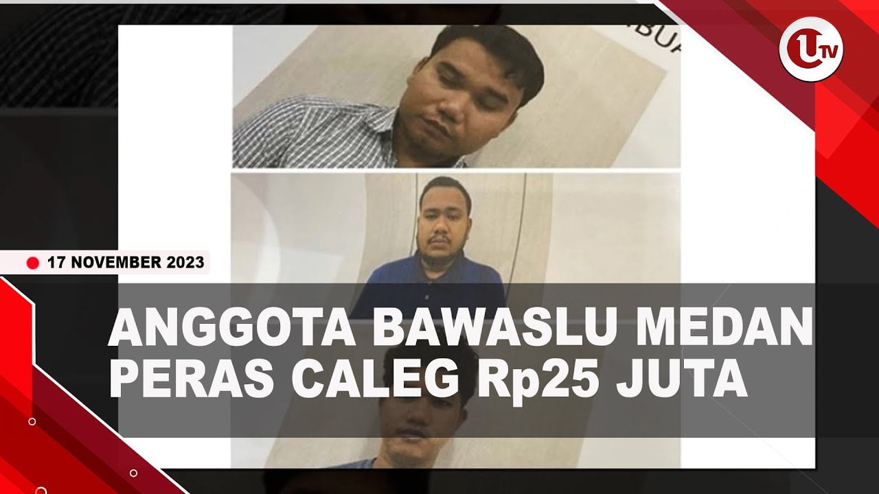 [Video] Anggota Bawaslu Medan Terjaring OTT Kasus Pemerasan | U-NEWS